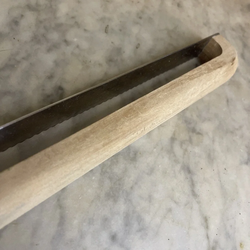 Vintage Fiddle Bow Bread‎ Slicing Knife 15